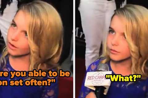 McKenna Grace Was Visibly Confused When A Reporter Clearly Had Absolutely No Idea Who She Was At..