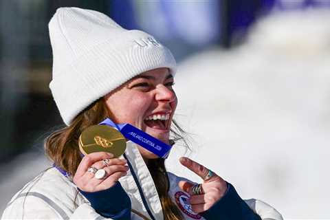 Breezy Johnson takes first US gold of 2026 Olympics in women’s downhill after Lindsey Vonn crash
