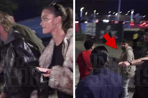 Logan Paul's Bodyguard Shoves Overzealous Fan At Super Bowl