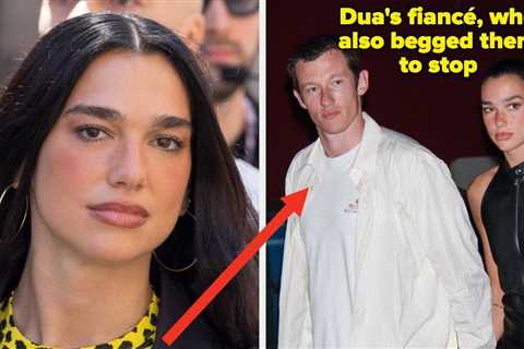 Dua Lipa Nearly Ran Into A Pole Trying To Escape Paparazzi Who Wouldn't Stop Filming Her