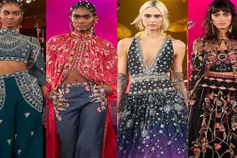 On the Scene at Cucculelli Shaheen’s Electric Cosmos Show at Bowery Ballroom: Gold Beaded Gowns,..