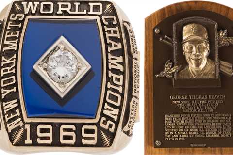 Mets legend Tom Seaver’s World Series ring and HOF plaque hitting auction block