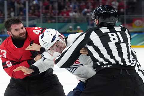 Polarizing agitator Tom Wilson gives his side of Olympics fight — and the ‘dirty hit’ that started..