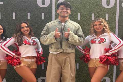 Puka Nacua poses with 49ers cheerleaders, and Rams fans aren’t laughing