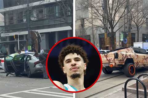 LaMelo Ball Damages Custom Hummer in Charlotte Car Crash