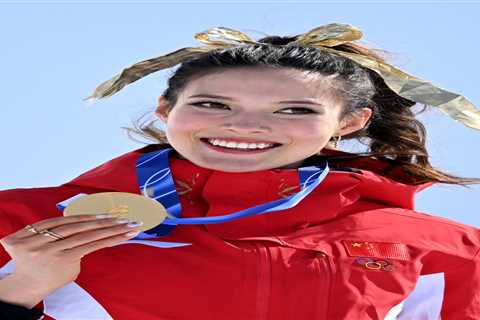 Eileen Gu defends Olympic ski halfpipe gold, makes it 6 medals in 6 events over Winter Games career