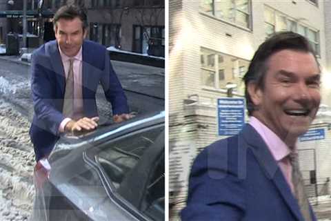 Jerry O'Connell Helps TMZ Push Car Out of Snow in New York City, on Video