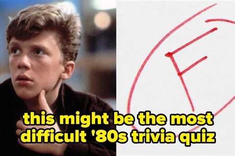 Most Gen X'ers Can't Survive This 1980s Sudden Death Trivia Quiz, And It's Kinda Sad