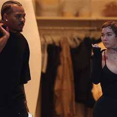 Bhad Bhabie Steps Out on SKIMS Shopping Trip With Boyfriend Le Vaughn