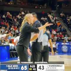 Vanderbilt coach Shea Ralph ejected after dressing down referees in wild tantrum: ‘You suck’