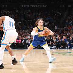 Undermanned Warriors nearly shock Thunder in Porzingis’ return