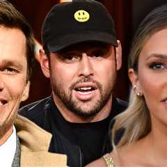 Tom Brady Gets Cozy With Scooter Braun's Ex-Wife at Party, Leave Together