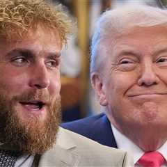 Jake Paul Flirts With Political Run During One-On-One With Donald Trump