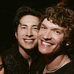 'Heated Rivalry' Stars Connor Storrie, Hudson Williams Attend CAA Pre-Oscars Party