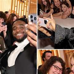 Celebs Who Said Yes to Selfies On the 2026 Oscars Red Carpet