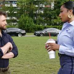 Watch Megan Thee Stallion Get Flirty With Daniel Radcliffe in ‘The Fall & Rise of Reggie Dinkins’..