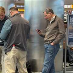 Senator John Barrasso Pictured in Airport Amid Shutdown After Leaving D.C.