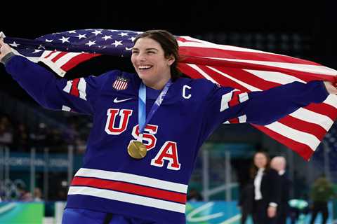 USA women’s hockey captain Hilary Knight played through torn MCL en route to Olympic gold