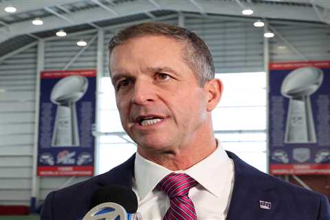 John Harbaugh’s first Giants training camp will be out of state