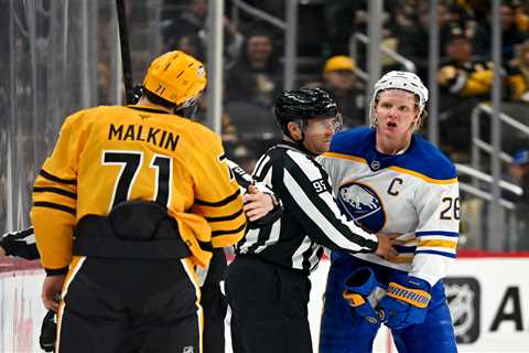 Penguins star Evgeni Malkin ejected after slashing Sabres’ blue-liner in wild scene