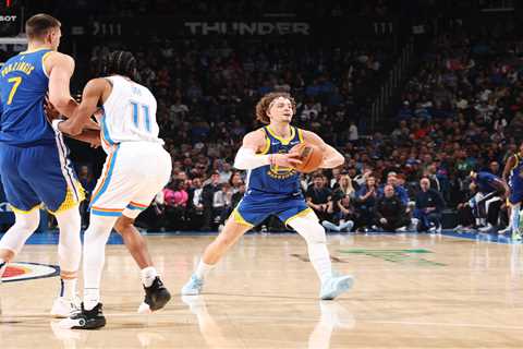 Undermanned Warriors nearly shock Thunder in Porzingis’ return