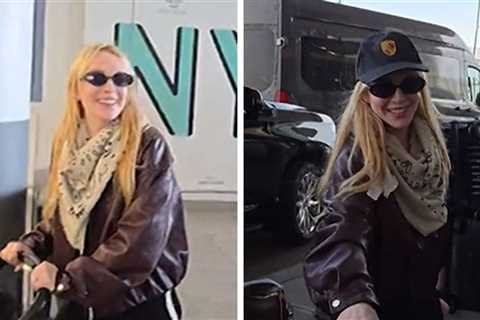 Lindsay Lohan Lands Safely in New York City After Dubai Bombing