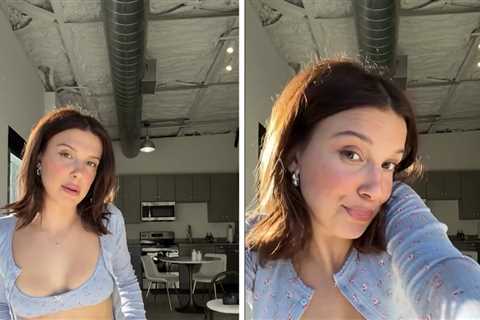 Millie Bobby Brown Shows Off Toned Bod Modeling New Undies, on Video