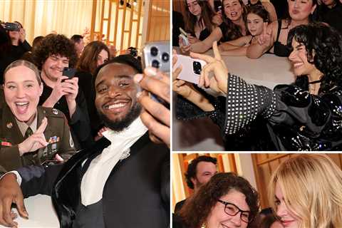 Celebs Who Said Yes to Selfies On the 2026 Oscars Red Carpet
