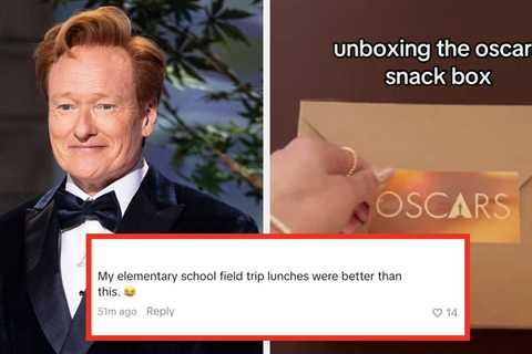 People Are Genuinely Comparing The Food Served At This Year’s Oscars To Their “Elementary School..