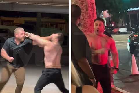 Shirtless 'Sandlot' Star Marty York in Fist Fight Outside L.A. Club, on Video