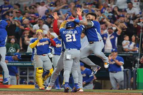 Venezuela ends Italy’s improbable World Baseball Classic run to earn date with USA in final