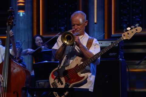 Flea Plays Moving Jazz Cover of Frank Ocean’s ‘Thinkin Bout You’ on Bass and Trumpet on..