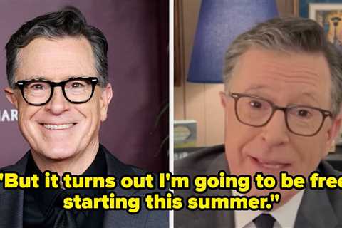 Stephen Colbert Finally Revealed What's Next After The Late Show, And The Internet Is Definitely..