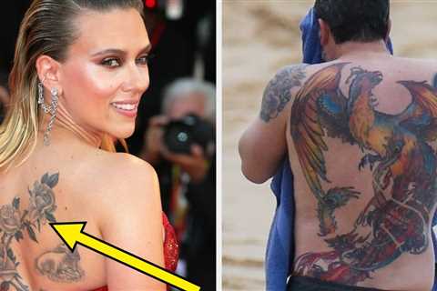 22 Famous People Who've Fooled The F*ck Out Of Us By Hiding Their MASSIVE Back Tattoos