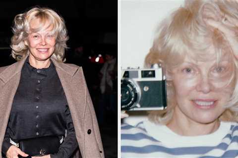 Pamela Anderson Appeared Filter And Makeup-Free In A New Ad Campaign