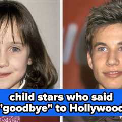 19 Former Child Stars Who Quit Acting Before They Even Turned 18