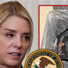 Pam Bondi Portrait Tossed In Trash At Department of Justice After Trump Firing