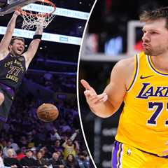 Lakers star Luka Doncic named Western Conference player of the month