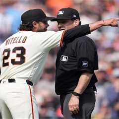 Vitello ejected as Giants fall apart in third straight loss to Mets