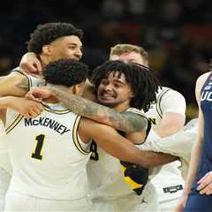Michigan holds off UConn for first national championship since 1989