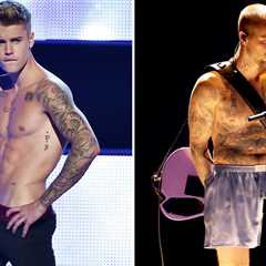 Justin Bieber Undies On Stage -- Good Genes or Good Docs?!