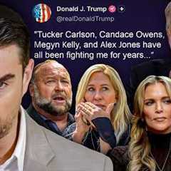 Trump Goes Scorched Earth on Tucker, Megyn Kelly, and Alex Jones