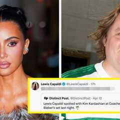 Lewis Capaldi Had The Perfect Response After He Was Romantically Linked To Kim Kardashian — And How ..
