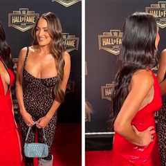 Nikki Bella on WrestleMania Red Carpet in Walking Boot As Rumors Fly About Big Return