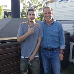 Hunter Biden Poses with Rapper Fakemink at Coachella