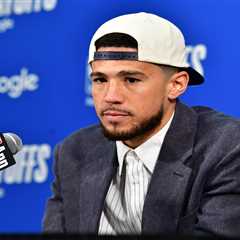 Suns’ Devin Booker calls out ref by name in furious NBA playoff rant after baffling call