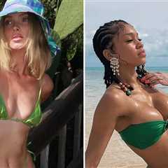 Sexy Stars Going Green (Bikinis) ... Happy Earth Day!
