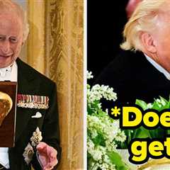 People Are Convinced These 3 Jokes King Charles Made Went RIGHT Over Trump's Head