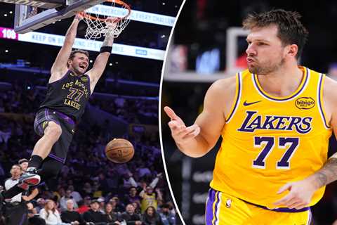 Lakers star Luka Doncic named Western Conference player of the month