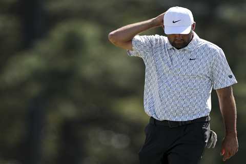 Scottie Scheffler’s bid for third Masters win hits disappointing reality